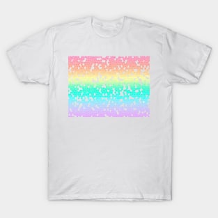 Pastel Pride Flag Mosic Graphic Design Style 2 T-Shirt